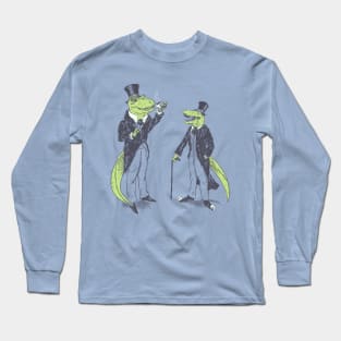 Tea Rex and Velo Sir Raptor Long Sleeve T-Shirt